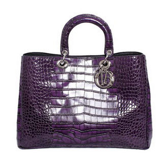 Christian Dior diorissimo original calfskin leather bag 44373 purple Christian Dior diorissimo original calfskin leather bag 44373 purple